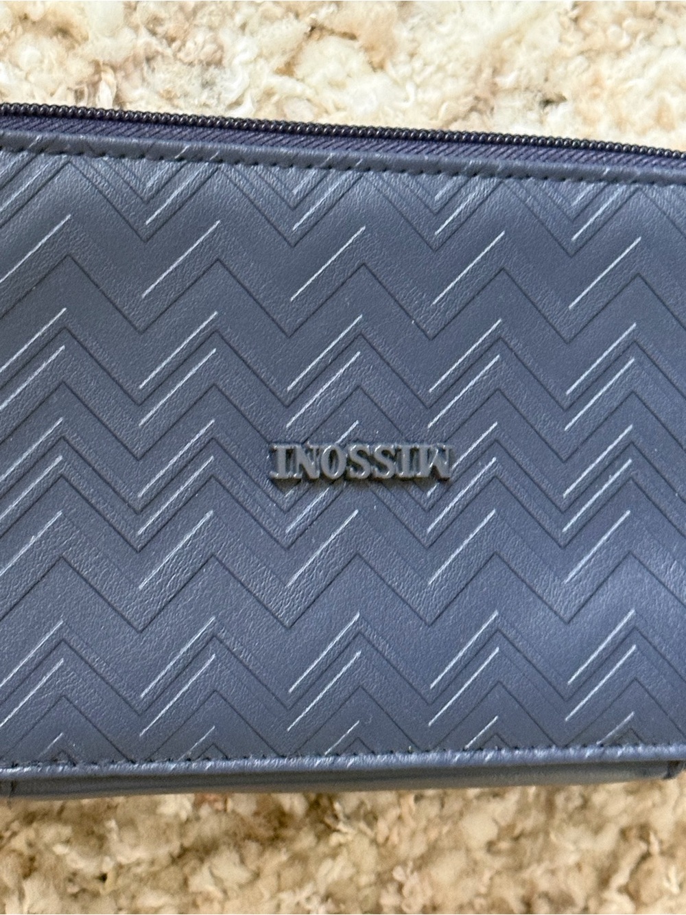 Missoni Men's Navy Chevron Toiletry Pouch